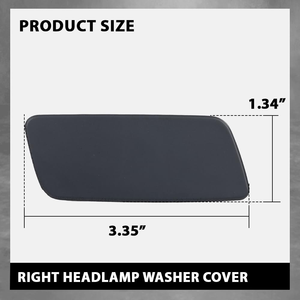 G-PLUS Headlight Washer Cover Powerwash Cap Right Side Compatible with Range Rover 2013-2017