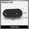 G-PLUS Hood Seal Pair Black Fit for HMMWV Hummer H1 12342357