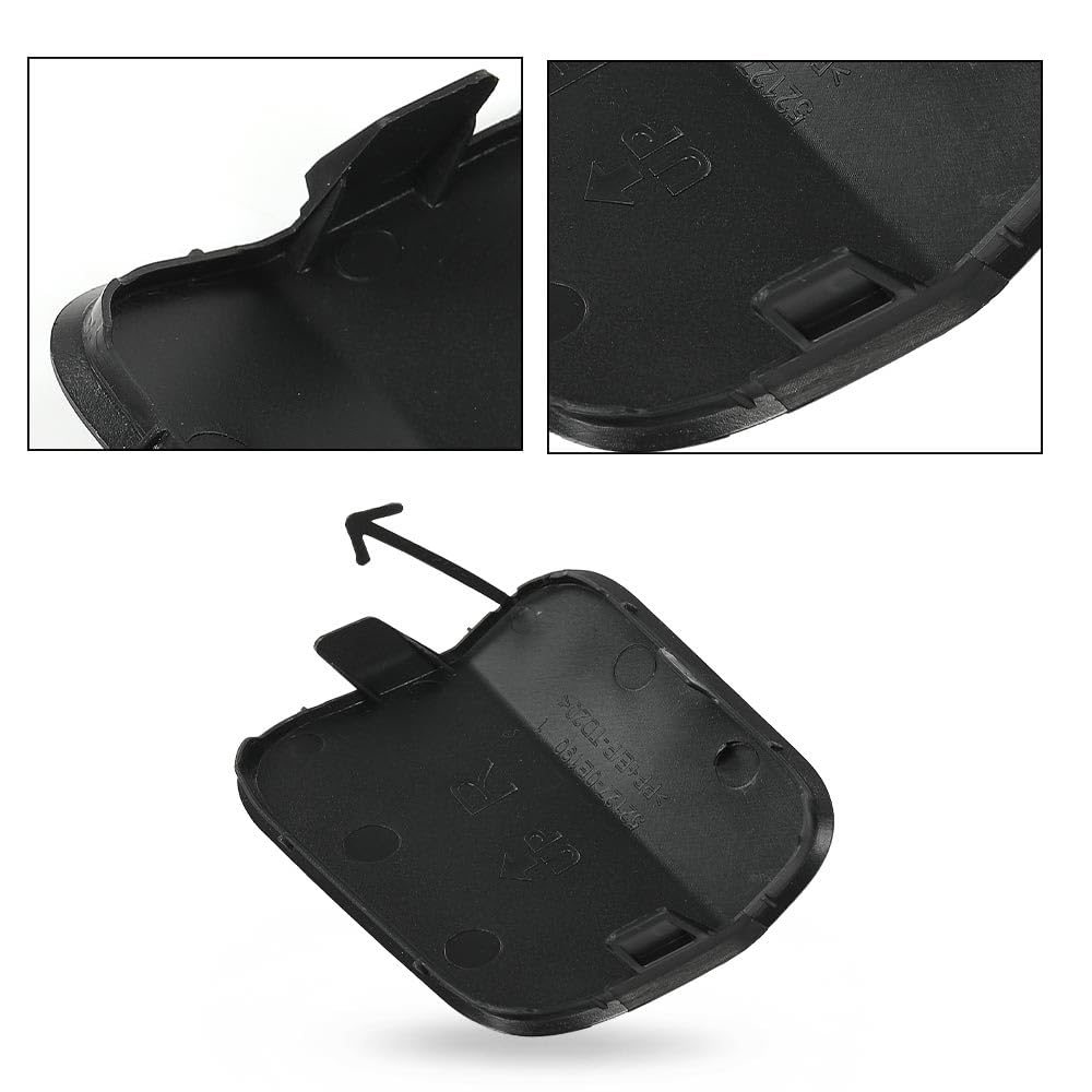 G-PLUS Tow Hook Cover Passenger Side Front Compatible with Toyota Highlander/Highlander Hybrid 2020-2022 521270E930, 191275718155, TO1029141 Towing Hook Cover