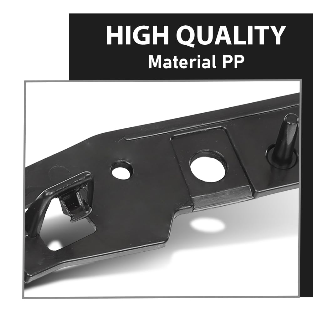 G-PLUS Front Bumper Retainer Set Compatible with Ford Explorer/Police Interceptor Utility Base 2016-2019 FB5Z17E814A, FB5Z17E814B, FO1043146, FO1042146 Black