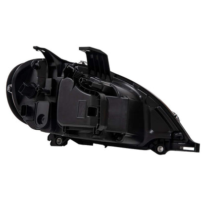 G-PLUS Headlights Assembly, Compatible with 2005-2012 Freightliner M2 Models Left Bumper Headlamps, Clear Lens Chrome Housing Amber Reflector
