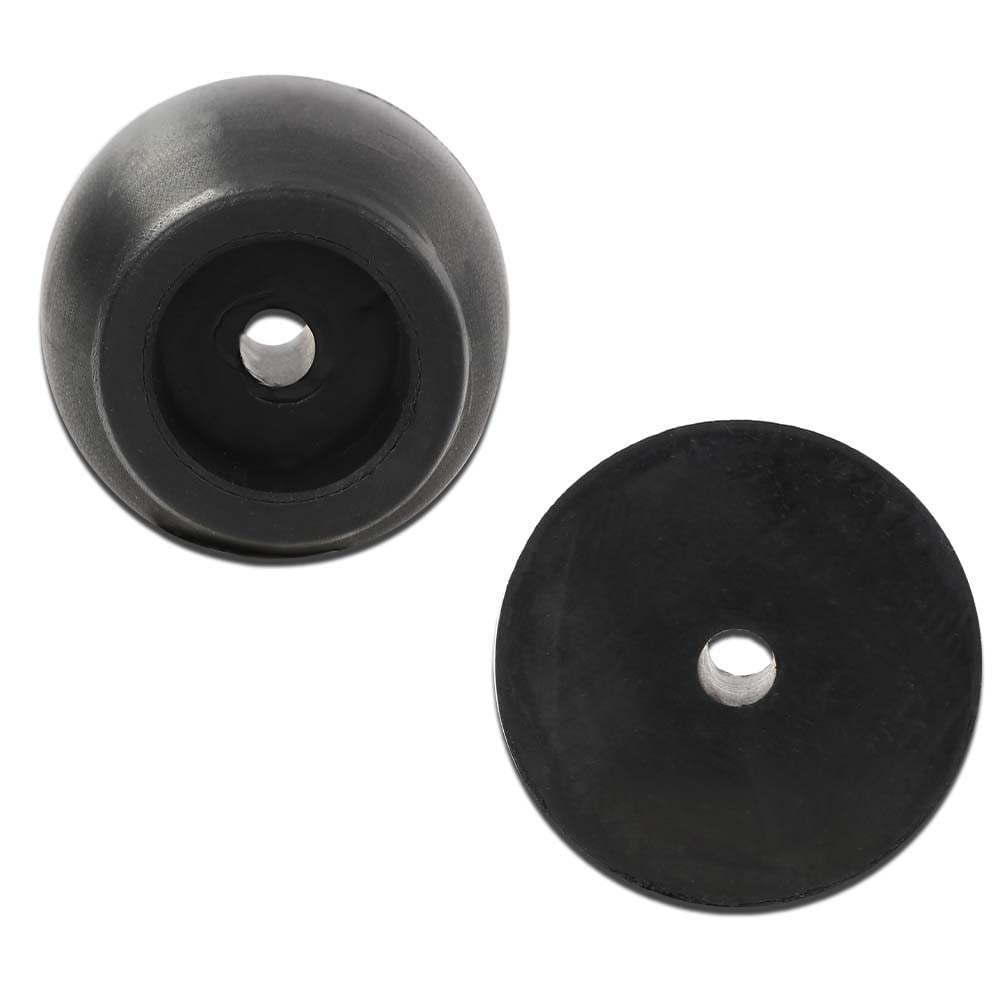 G-PLUS 2" Ramp Door Rubber Bumpers Stop Cone Round Bumper Replace Compatible with Cargo Trailer Ramp Doors Cone Rubber Bumper Stop Cone 2" Tall