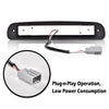 G-PLUS LED Third Type X High Mount Brake Stop Light Compatible with 1993-2011 Ranger 1999-2016 F250 F350 F450 F550 Super Duty 1995-2003 Mazda B2300 B2500 B3000 B4000 CC3Z13A613B