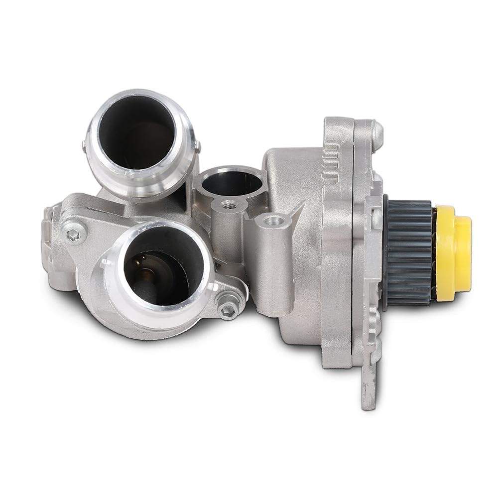 G-PLUS Water Pump Assembly Compatible with VW Bettle EOS CC Passat Jetta/Audi A3 A4 A6 TT 2.0T TSI 06H121026T, 06H121026, 06H121026AB, 06H121026AF, 06H121026BA, 06H121026BP, 06H121026CF