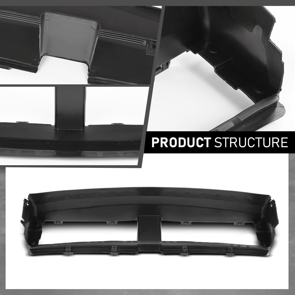 G-PLUS Lower Grille Air Dam Deflector Valance Apron, Compatible with Ford Escape 2020-2022, FO1218141, LJ6Z8327C, LJ6Z8327A