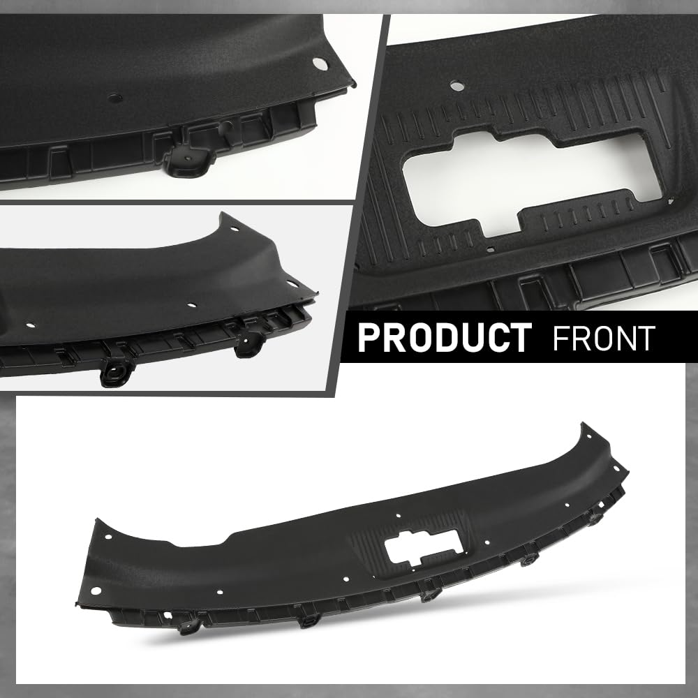 G-PLUS Front Upper Grille Radiator Assembly Compatible with Hyundai Sonata 2015-2017 Black