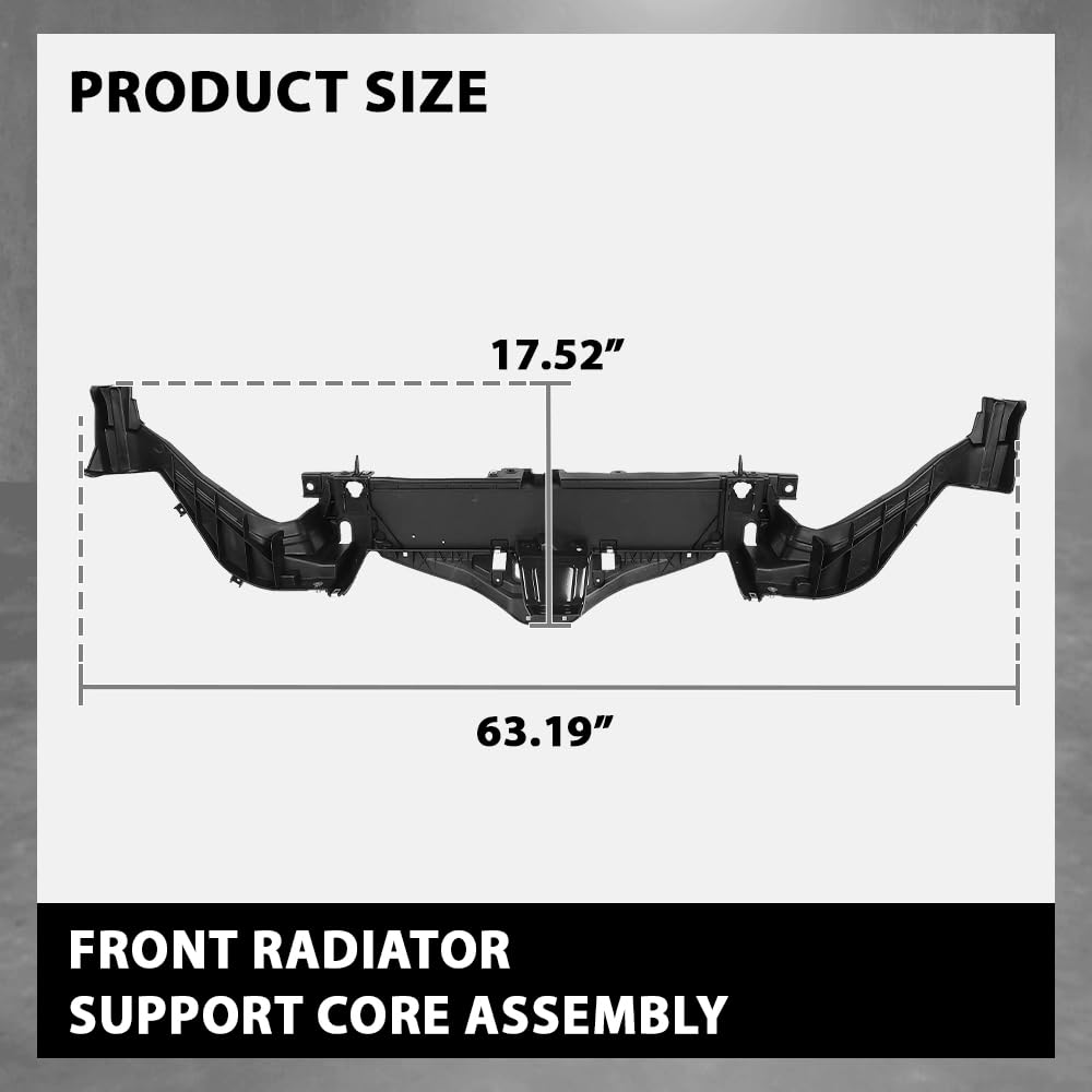 G-PLUS Front Radiator Support Core Assembly, Compatible with Lincoln MKZ 2013-2016, DP5Z16138E