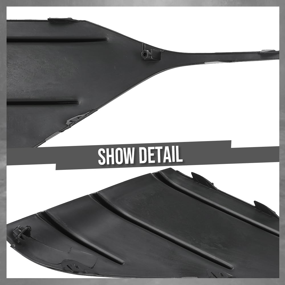 G-PLUS Front Left Side Bumper Blanking Cover Compatible with Hyundai Elantra Blue Hybrid, Limited, Limited Hybrid, SE 1.6L L4 - Electric/Gas, 2.0L L4 - Gas 2025 86563AACD0, 86563AACC0 Black