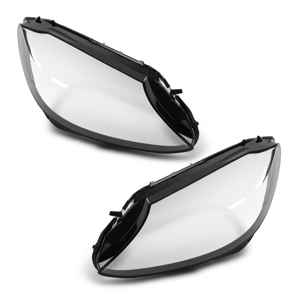 G-PLUS Headlight Lens Cover Compatible with Benz C-Class W205 C180 C200 C260L 2015 2016 2017 Left & Right Side A2059067303, A2059067403 Front Headlamp Lens Cover Clear