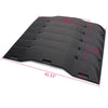G-PLUS ABS Matte Black Rear Window Windshield Slotted Louvers Sun Shade Cover Replacement for Nissan 350Z 3.5L 2003 2004 2005 2006 2007 2008