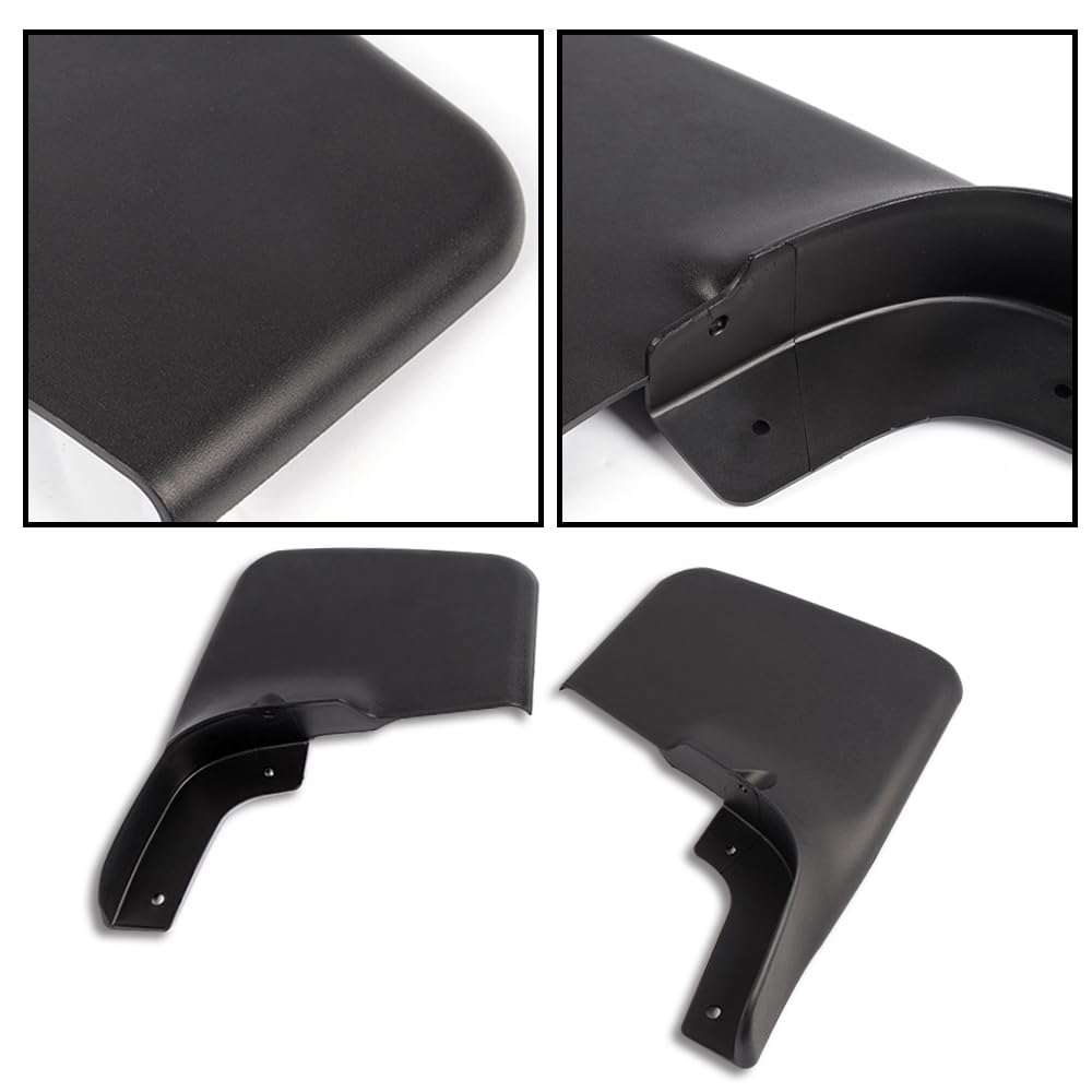 G-PLUS Front Rear Molded Mud Flaps Splash Guards Compatible with Ford F150 2004-2014 Wheel Fender Mudguards W/Factory Wheel Lip Moldings 6L3Z-16A550-BA
