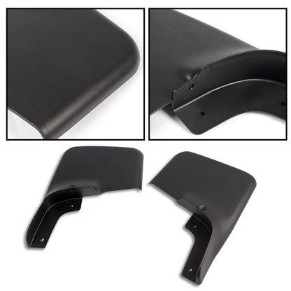 G-PLUS Front Rear Molded Mud Flaps Splash Guards Compatible with Ford F150 2004-2014 Wheel Fender Mudguards W/Factory Wheel Lip Moldings 6L3Z-16A550-BA