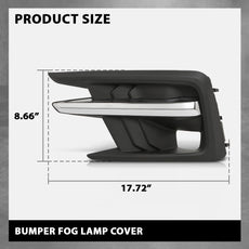 G-PLUS Fog Light Cover for Subaru Ascent 2019-2022 Left Additional Angle