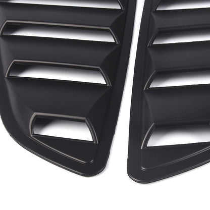 G-PLUS for 2015 2016 2017 2018 Compatible for Ford Mustang GT V6 Vents Style Quarter 1/4 Side Window Louver Scoop Cover