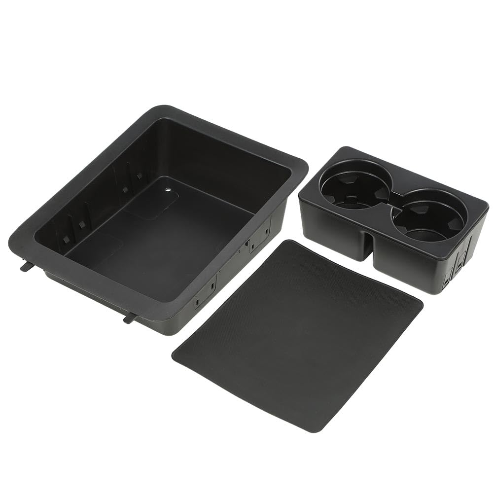 G-PLUS Center Console Tray Cup Holder Bezel Compatible with 2007-2013 Chevy Avalanche/Fits 2007-2014 Tahoe & Suburban 1500 2500 22860866, 15828147, 15855168, 25793645