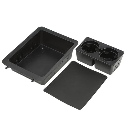 G-PLUS Center Console Tray Cup Holder Bezel Compatible with 2007-2013 Chevy Avalanche/Fits 2007-2014 Tahoe & Suburban 1500 2500 22860866, 15828147, 15855168, 25793645
