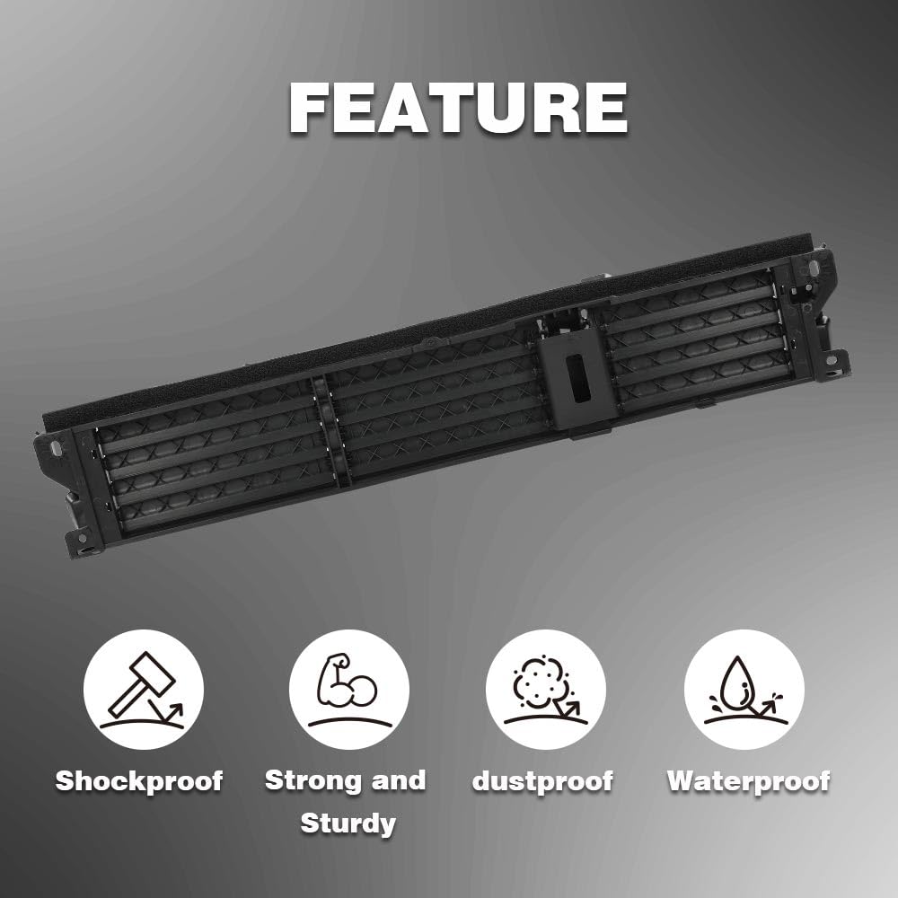 G-PLUS Active Grille Radiator Shutter Assembly Compatible with Nissan Rogue 2021 2022 214216RR0A, NI1206107