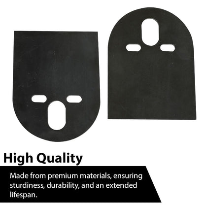 G-PLUS 2500lb 2600lb Steel Upper D Plate Mounting Brackets Air Bag Suspension Pair