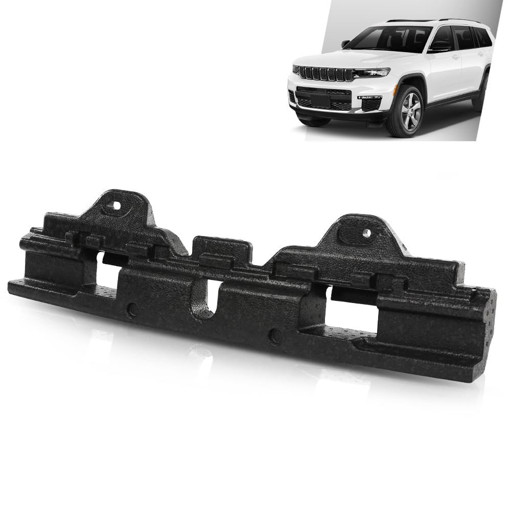 G-PLUS Front Bumper Impact Absorber Compatible with Jeep Grand Cherokee 2016-2021 Black 68328816AA