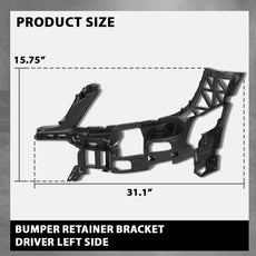 G-PLUS Front Bumper Retainer Bracket for Benz C250 C300 C350 2012-2015 Side View