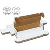 G-PLUS 10pcs Trading Sports Card Storage Box 800 Count White Corrugated Cardboard Box Versatile Card Storage Box (Card not included)