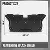 G-PLUS Engine Splash Shields Rear Compatible with Benz C-Class/E-Class 2017 2018 2019 2020 2021 2022 2023 2135242700, MB1228177 Black