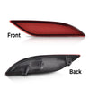 G-PLUS Rear Bumper Reflector Right Passenger Side Assembly Unit Compatible with Chevy Malibu Hybrid 2016-2019 /Fit Malibu L 2016-2021 /Fit Malibu LS LT 2016-2022 23174490 GM1185113 23174489 GM1184113