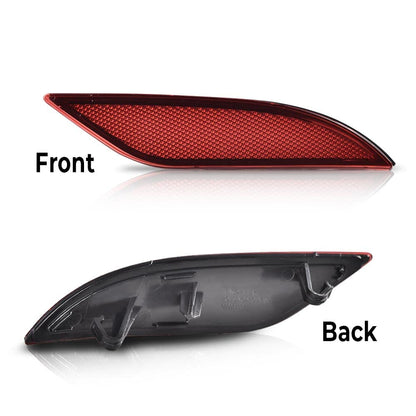 G-PLUS Rear Bumper Reflector Right Passenger Side Assembly Unit Compatible with Chevy Malibu Hybrid 2016-2019 /Fit Malibu L 2016-2021 /Fit Malibu LS LT 2016-2022 23174490 GM1185113 23174489 GM1184113