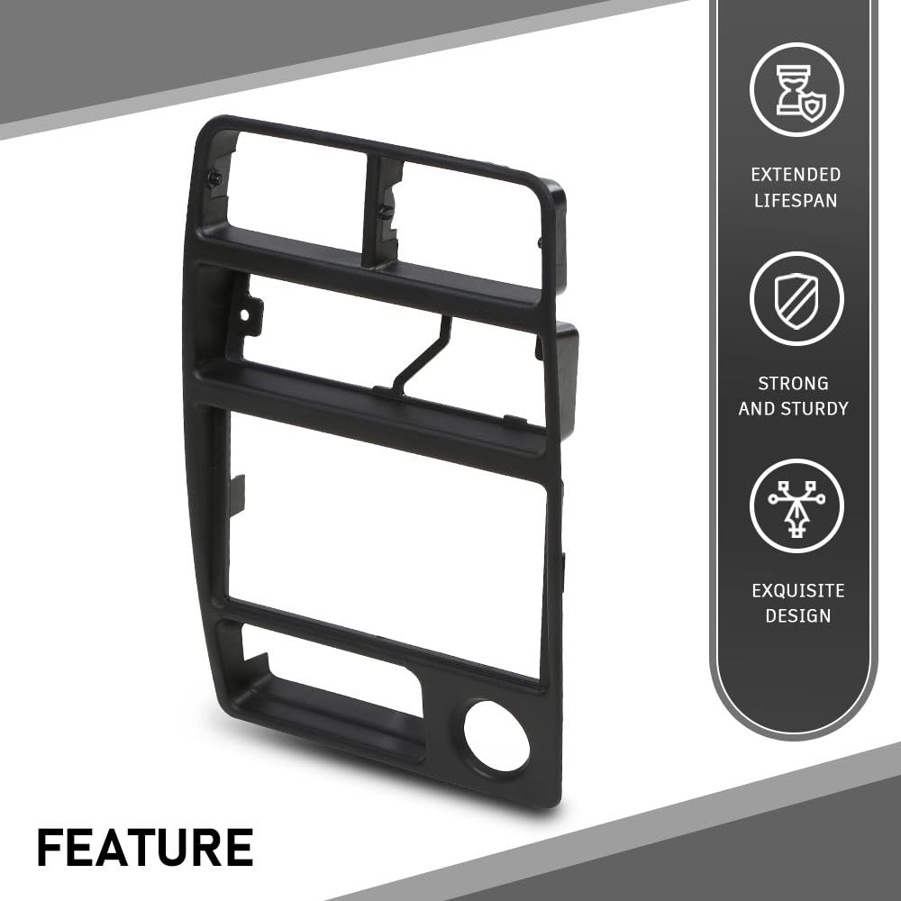G-PLUS Dash Radio AC Bezel Panel Trim, Compatible with Geo Tracker/Suzuki Sidekick 1992 1993 1994 1995 Black Dash Panel