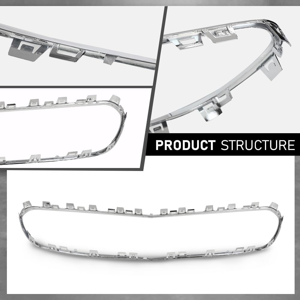 G-PLUS Grille Trim Compatible with Benz E300 (submodel: 4Matic, Base) 2017-2019, For Models Without Luxury Package,Fit Benz E350 2020,Fit Benz E400 4Matic Convertible & Coupe 2018 2138850200