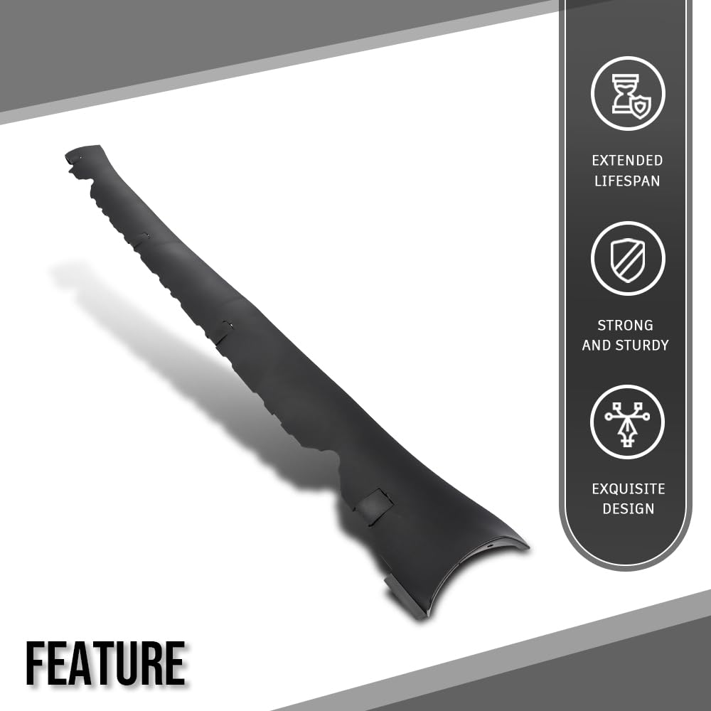 G-PLUS Skirt Lower Rocker Cover Molding Driver Left Side LH Compatible with Tesla Model 3 2017-2022 1089828 00 D, 108982800D Black