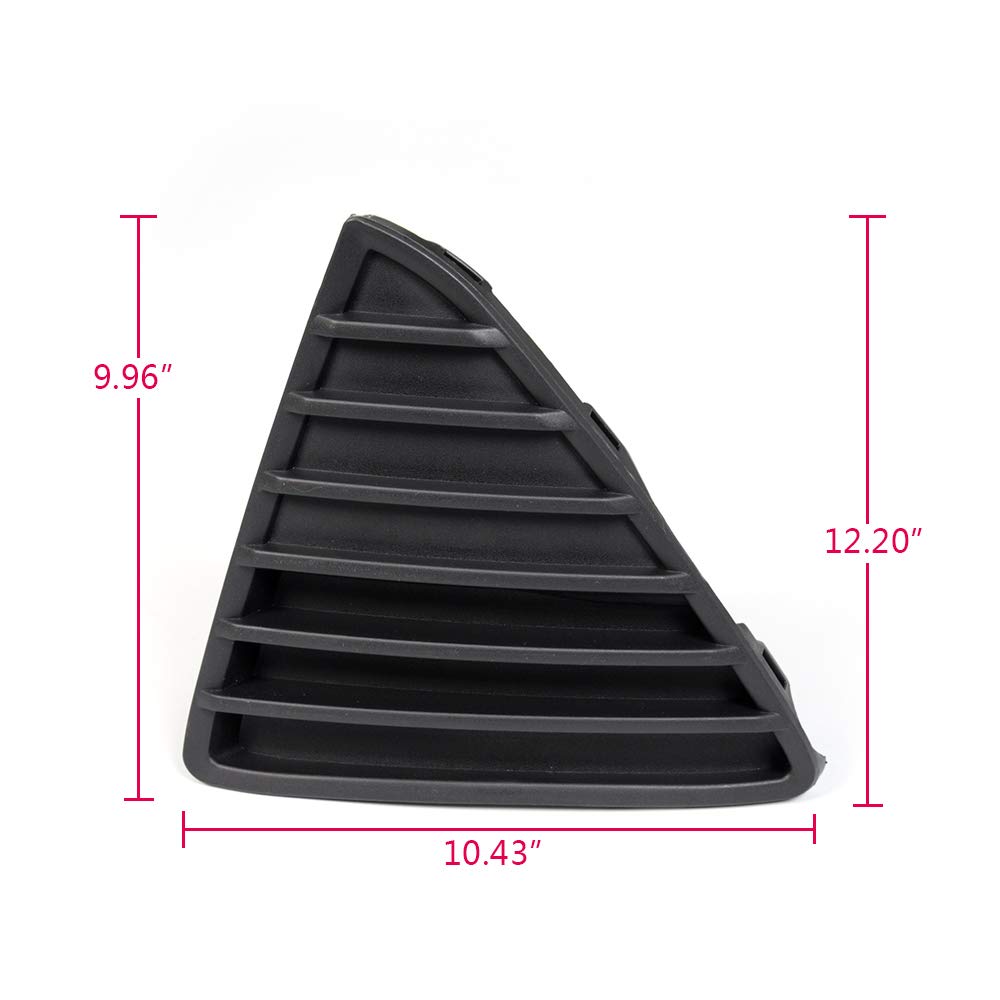 Replacement For Ford Focus 2012 2013 2014 Left Side Front Lower Bumper Side Vent Grill ABS Plastic Fog Light Cover Grille CP9Z-17K946-A FO1038114