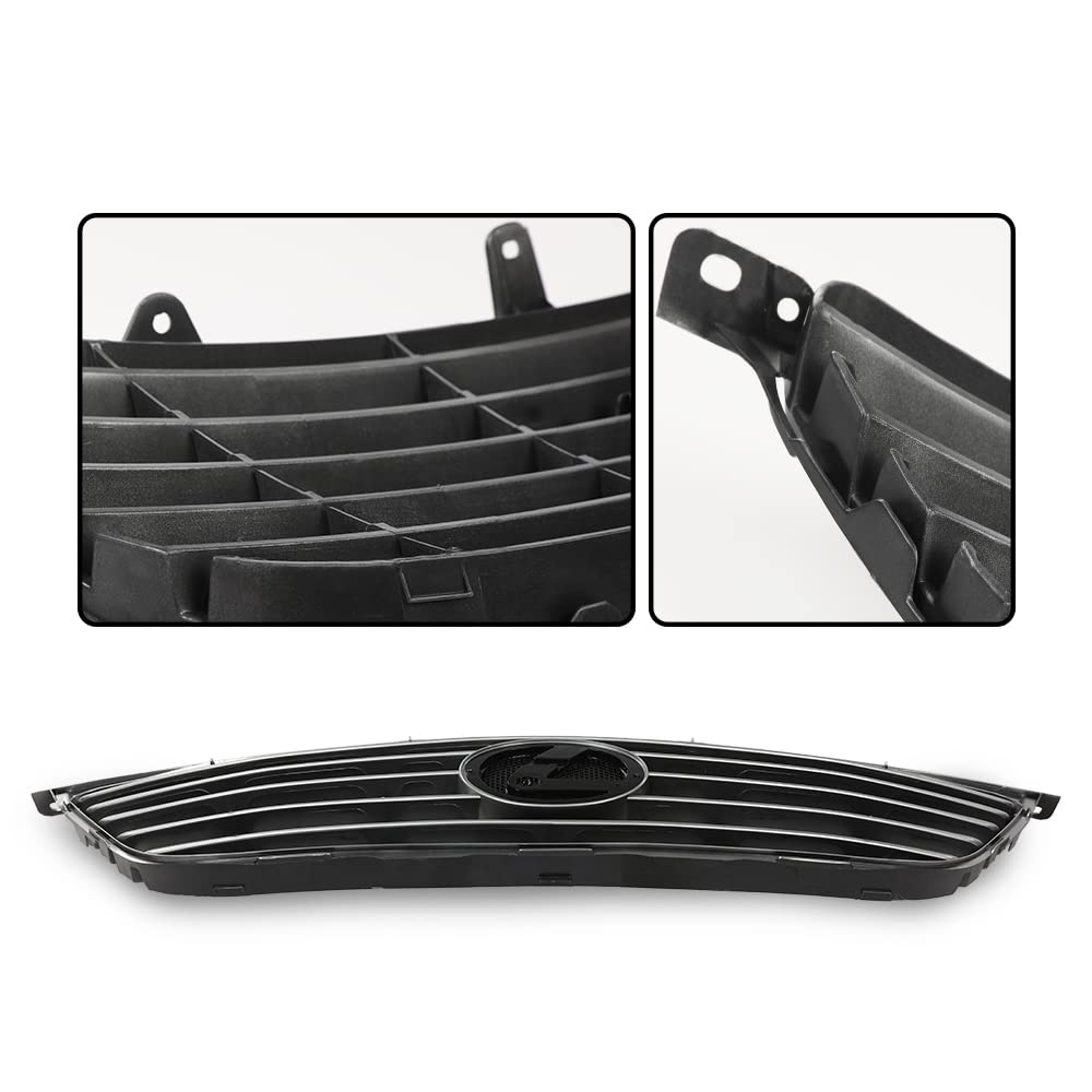 G-PLUS Front Center Grille Grill Assembly Compatible with 2007-2009 ES350 Front Bumper Grille 5311133260 LX1200125