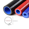 G-PLUS Silicone Radiator Coolant Hose Kit Clamps + Vacuum Hose Kit Compatible with Subaru Impreza WRX MK10 GRB/GH 2008-2011, Blue