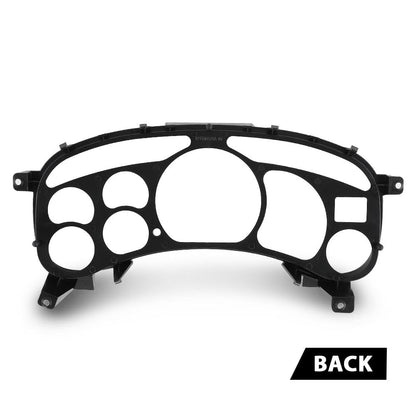 G-PLUS Instrument Cluster Lens Cover Compatible with Chevy Tahoe Silverado 1500 GMC Yukon Sierra 1999 2000 2001 2002 16227347 Black