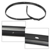 G-PLUS Rubber Bumper Hood Seal & Rivets Compatible with Dodge Challenger 2008-2022 Black PVC 68051392AB, 68051392AA
