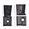 G-PLUS Corner Light Fit 1994-2000 Chevy CK/C10 1500 2500 3500 2WD,(ONLY For Composite Headlights) Signal Side Marker Lamps Clear Lens Chrome Housing Amber Reflector Bumper Headlamps,faros Assembly