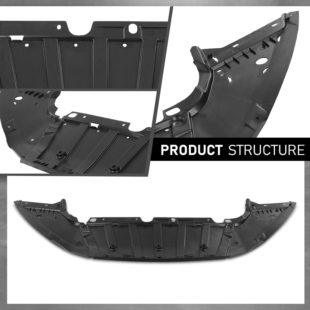G-PLUS Lower Under Cover Engine Splash Shield, Compatible with Ford Focus 2015-2018, FO1228150, F1EZ17808A