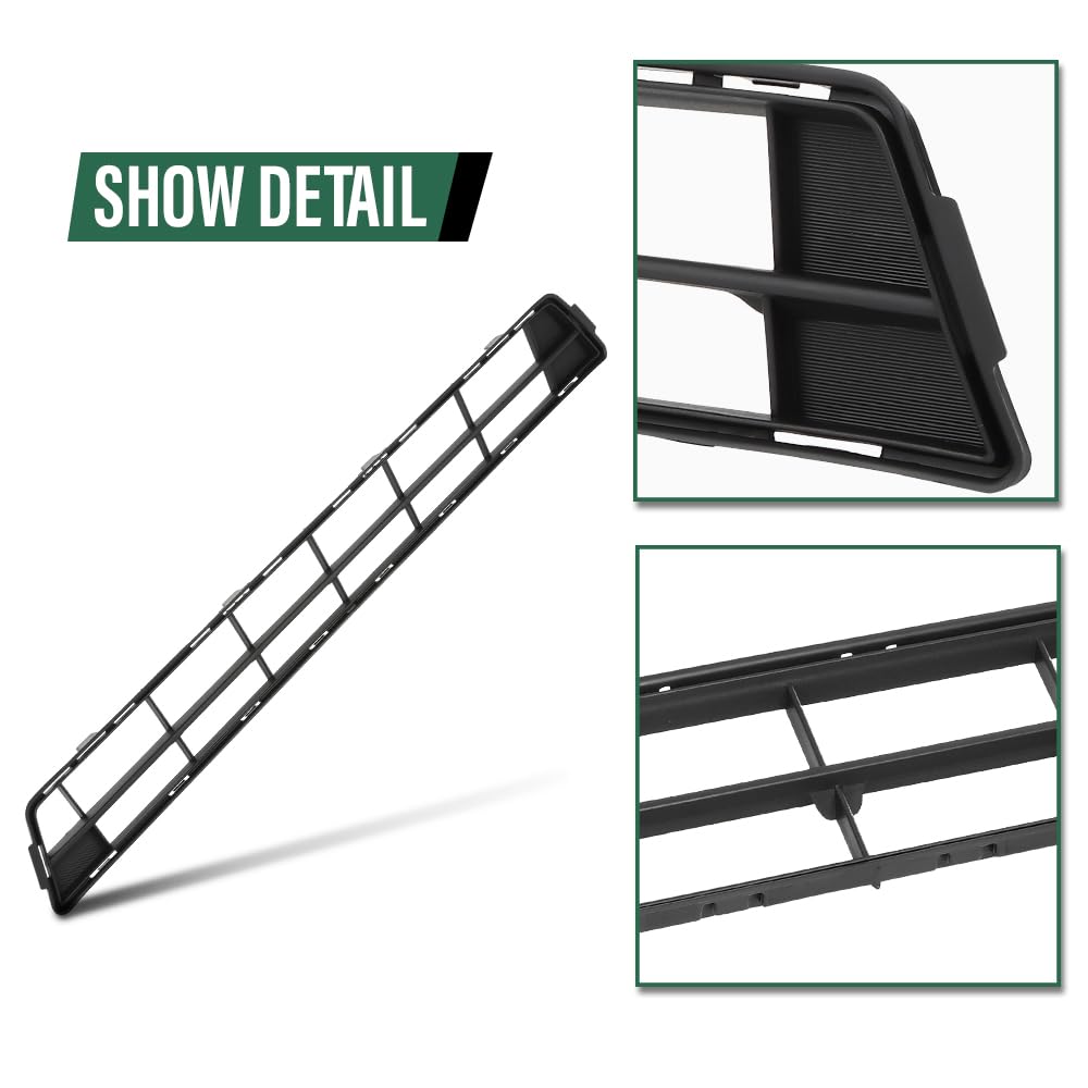 G-PLUS Front Bumper Lower Grille Plastic Compatible with Subaru Crosstrek 2021-2023 Dark Gray SU1036104, 57731FL970