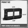 G-PLUS Front License Plate Brackets Compatible with Toyota Tacoma 2016-2023 7510104011, TO1068134 Black