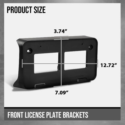 G-PLUS Front License Plate Brackets Compatible with Toyota Tacoma 2016-2023 7510104011, TO1068134 Black