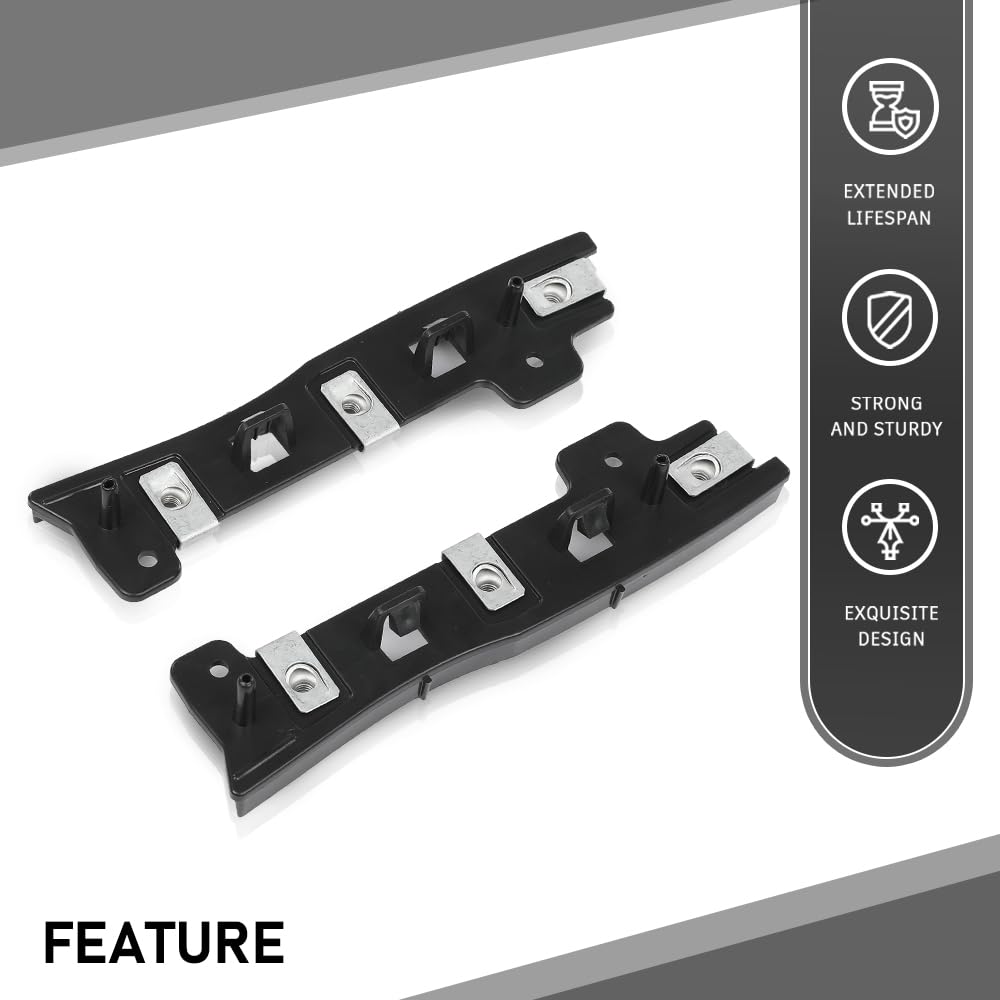 G-PLUS Pair Front Bumper Bracket, Compatible with Ford Escape 2017-2019, LH & RH 2PCS, FO1042151, FO1043151