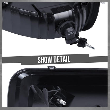 G-PLUS Fog Lights Lamp Set Compatible with Ford F150 2004-2006/ Compatible with Lincoln Mark LT 2006 Driver Left and Passenger Right Side Replacement One Pair Clear Lens