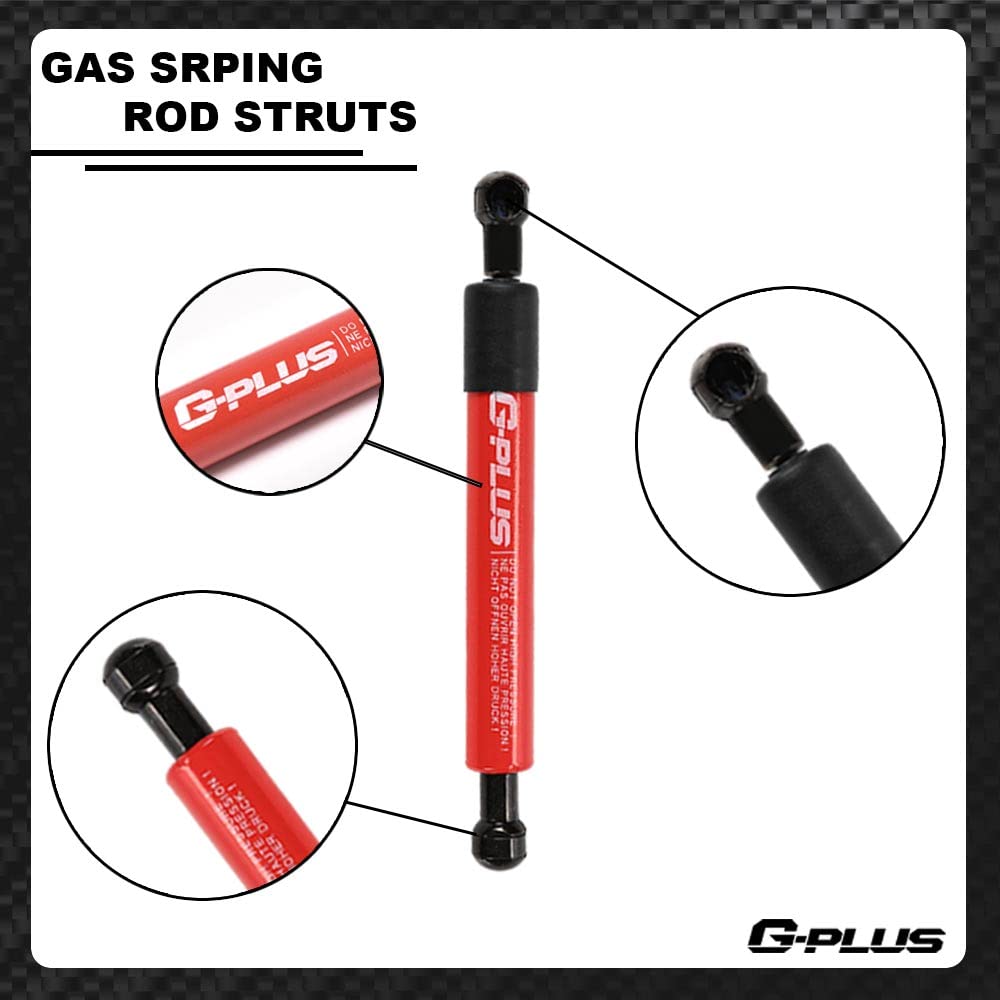 【Multi-Colored】 G-PLUS Truck Tailgate Assist Shock Struts Bar Lift Support Compatible with Dodge Ram 1500 2500 3500 2009-2018,GMC Sierra Gas Spring Struts Matt Black