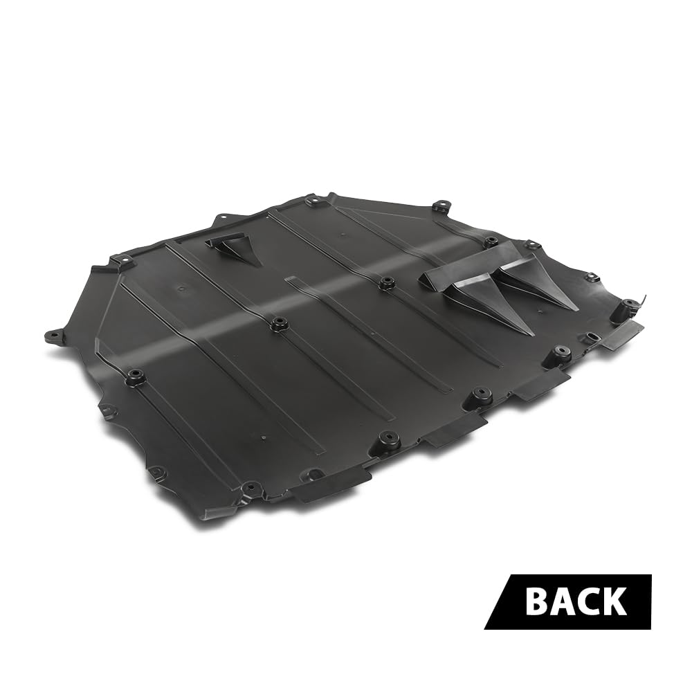 G-PLUS Front Engine Splash Shield, Compatible with Audi TT Base 2008-2009/ TT Quattro Base 2008-2015/ Quattro (submodel: Premium Plus, Prestige) 2012-2013, 8J8825237A, AU1228116