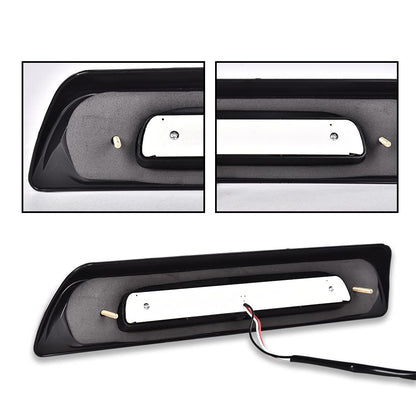G-PLUS High Mount 3rd Third Brake Light Tail Compatible with 2007-2018 Toyota Tundra LED Rear Stop 81570-0C050 Smoked Lens White Base