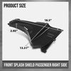 G-PLUS Front Lower Fender Liner Right Side Fit BMW 320i/320i xDrive Base 2013-2018 51718055020, BM1251125 Black