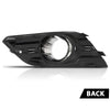 G-PLUS Front Right Passenger Side Bumper Fog Light Bezel Trim Compatible with Buick Encore 2013 2014 2015 2016 GM1038173, 95470237 Chrome Black