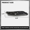 G-PLUS Front Bumper Support Mounting Holder Bracket Compatible with Land Range Rover Evoque 2019+ Black LR137681, LR114818