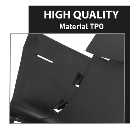 G-PLUS Front Bumper Lower Wheelhouse Liner Bracket Left+Right Compatible with Tesla Model 3 2017-2022 1084175-00-D, 1084177-00-D Black